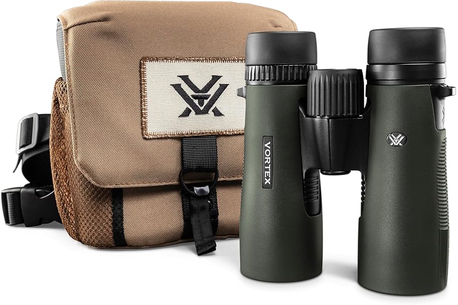 Vortex Optics Diamondback HD 8x42 Binoculars - HD Optical System, Non-slip Grip, Waterproof, Fogproof, Shockproof, Included GlassPak - Unlimited, Unconditional Warranty