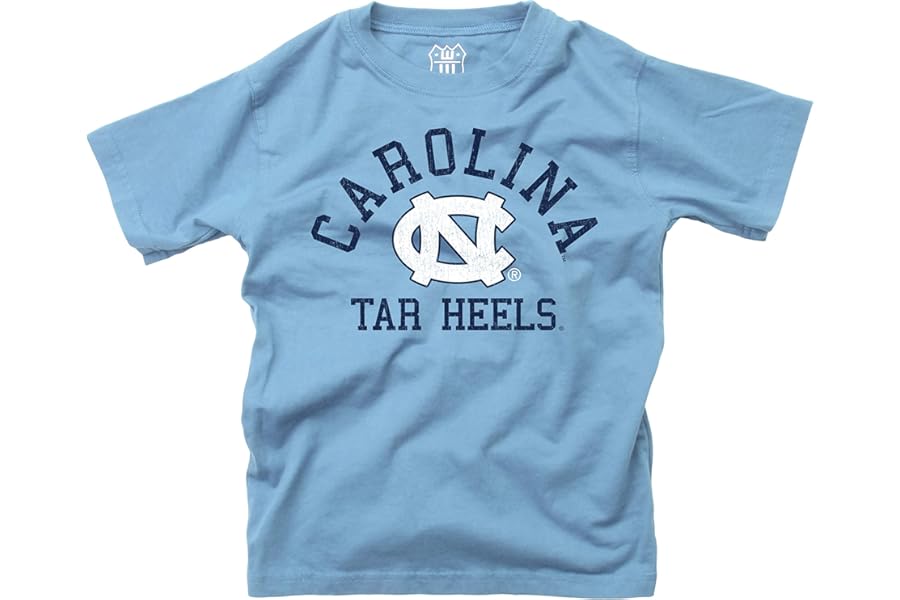 Wes and Willy NCAA Kids Short Sleeve Organic Cotton Tee Shirt