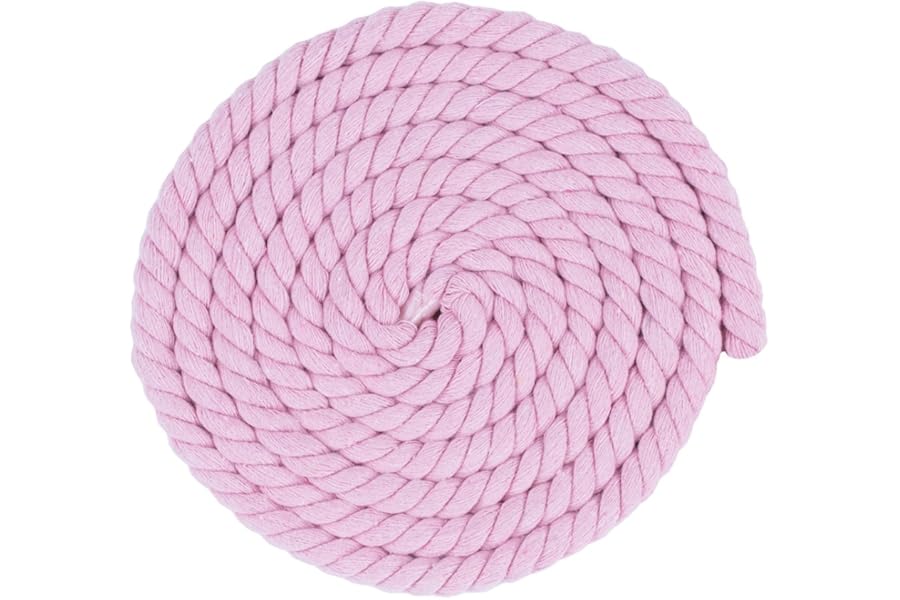 West Coast Paracord Twisted 3 Strand Natural Cotton Rope Artisan Cord – 1/4, 1/2, 5/8, 3/4 and 1 Inch Diameters – 10, 25, 50, 100 Feet