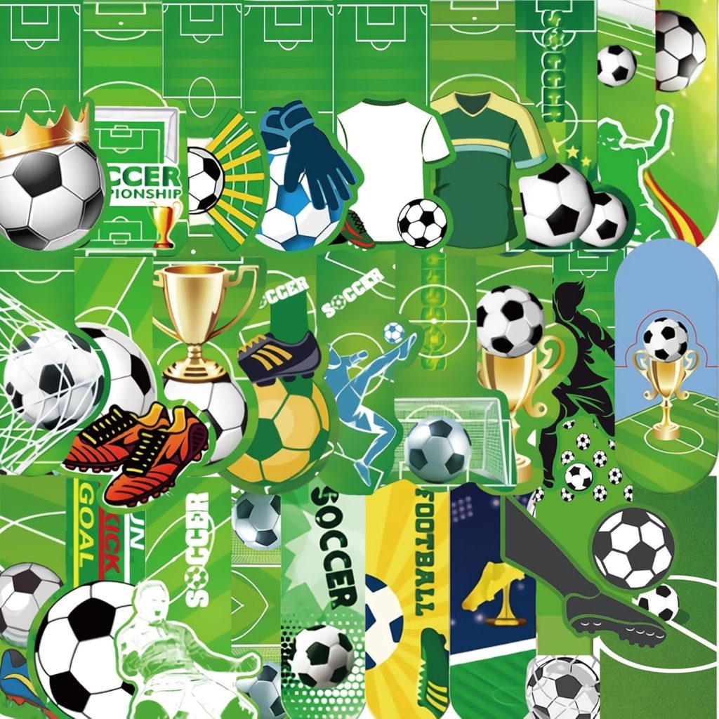 World Cup Football 2026 Soccer Stickers, 30 pcs Waterproof Sports Decals with Creativity Notes Designs for Water Bottles, Laptops, Gifts (Creativity Notes) : Toys & Games