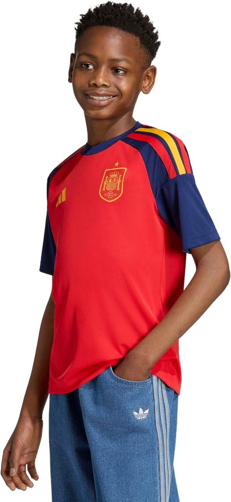 adidas Unisex-Kids Fifa World Cup 2026 T-shirt, Spain/Vivid Red, X-Small : Clothing, Shoes & Jewelry