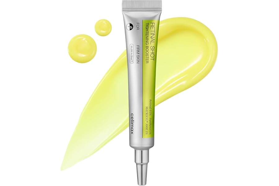celimax The Vita A Retinal Shot Tightening Booster | 0.1% Retinal, 3% Matryxyl, High-Strength Retinoid for Anti-Aging, Pore M