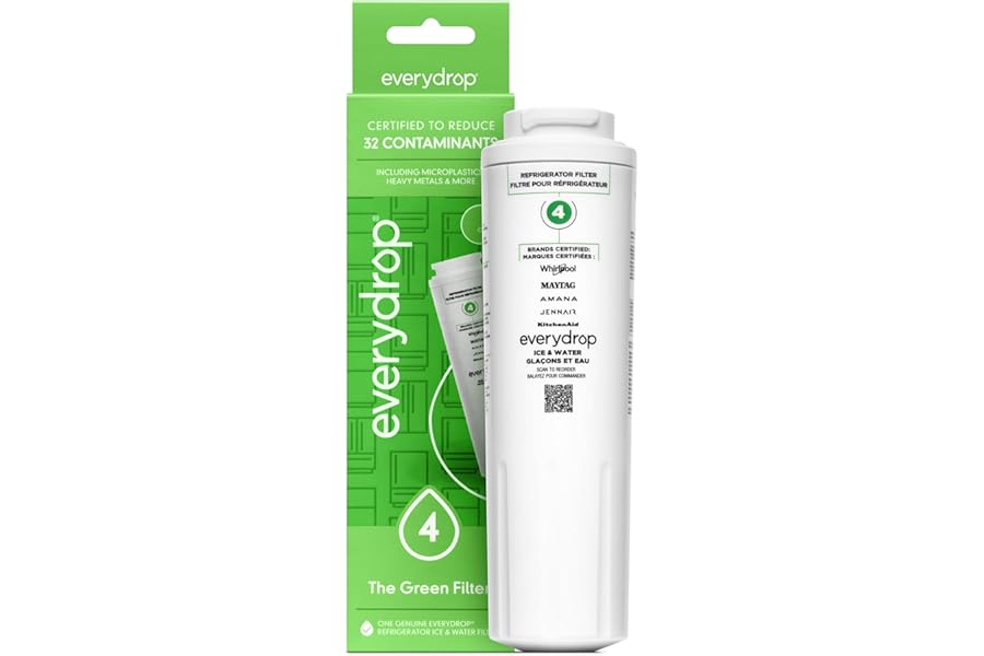 everydrop® by Whirlpool Ice and Water Refrigerator Filter 4, EDR4RXD1, Single-Pack