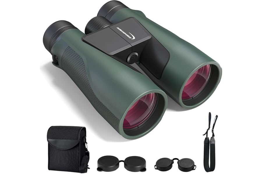15x56 Binoculars for Adults High Powered - Aurosports Professional BAK4 FMC Optics for Bird Watching, Stargazing, Hunting, Tr