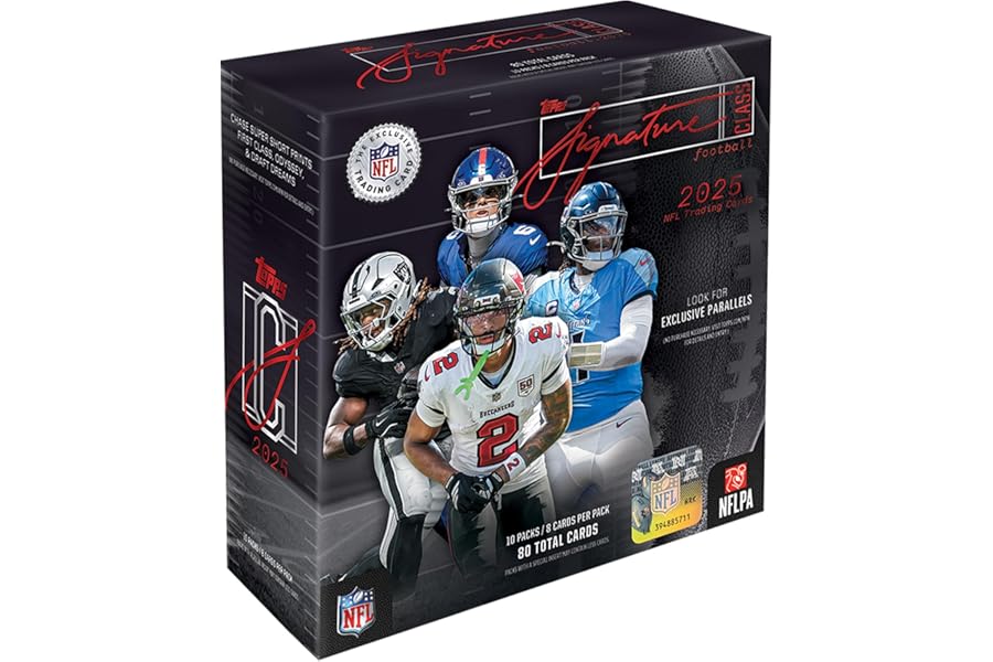 2025 Topps Signature Class Football - Factory Sealed - Mega Box