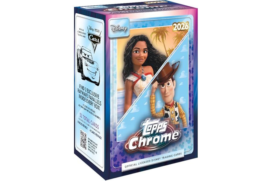 2026 Topps Chrome Disney - Factory Sealed - Value Box
