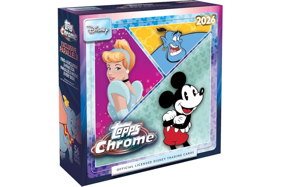 2026 Topps Chrome Disney - Factory Sealed - Mega Box