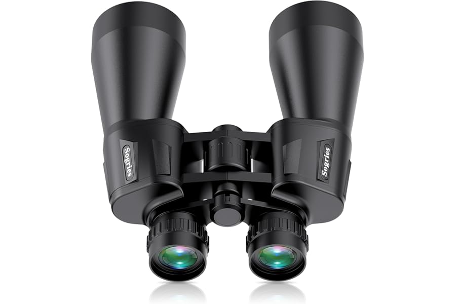 20x60 Binoculars for Adults High Powered, Waterproof & Fog Proof Compact Binoculars for Bird Watching with Low Light Vision, Hunting,Travel,Includes Carrying Bag