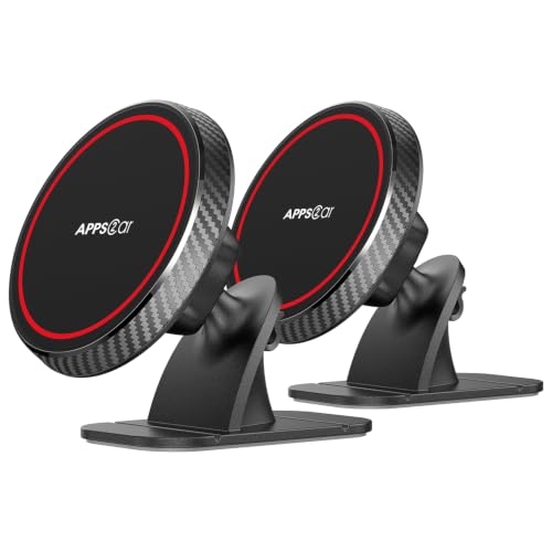 APPS2Car 2 Pack for Magsafe Car Mount, Dashboard Magnetic Car Phone Holder