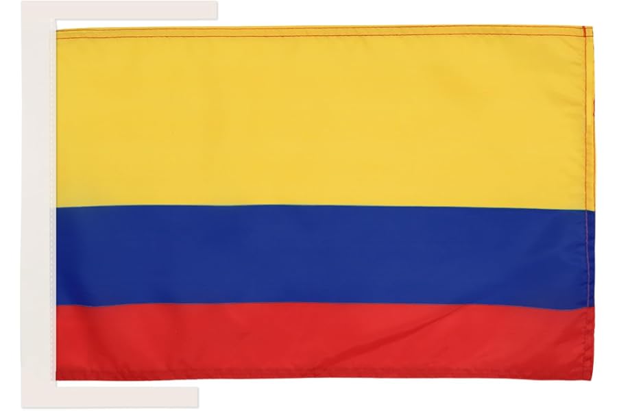 AZ FLAG Colombia Flag 18'' x 12'' cords - Colombian SMALL flags 30 x 45cm - Banner 18x12 in