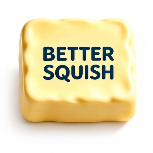 BIKIGIRL® Kawaii Butter Girl Squishy Toy, Soft TPR Slow Rising Fidget Toy for Stress Relief & Focus, Cute Sensory Squeeze Toy Desk Toy Gift for Adults (Butter)