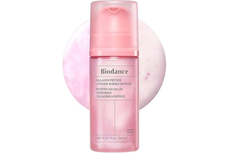 BIODANCE Collagen Peptide Lipsome Bubble Booster, Micro-Bubble Foam Essence for Elasticity and Plumping, Hydration & Skin Prep Boost, Korean Skin Care | 3.21 fl.oz