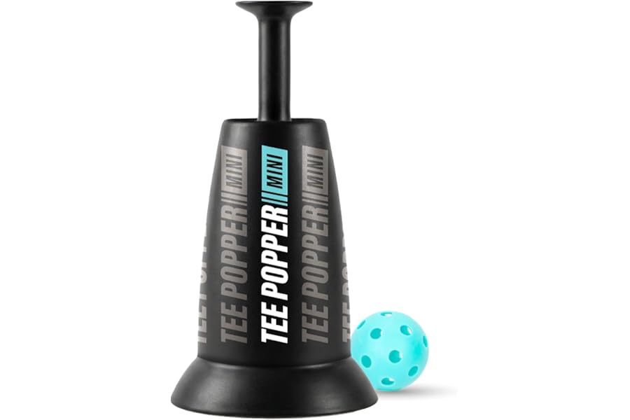 Bandit Sports Baseball Training Tee Popper Mini, Batting Tee for Perfect Swings, Baseball Training for Hitting Without a Pitcher (1 Mini Popper Ball Included)