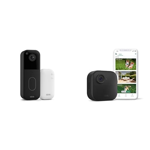 Blink Outdoor 4 Camera with Blink Video Doorbell, Sync Module Core included