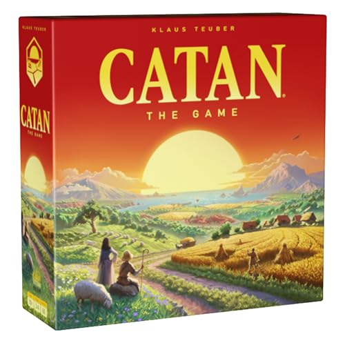 CATAN Board Game (6th Edition) Trade, Build & Settle in the Classic Strategy Game for Family, Kids & Adults, Ages 10+, 3-4 Players, 60-90 Min Playtime