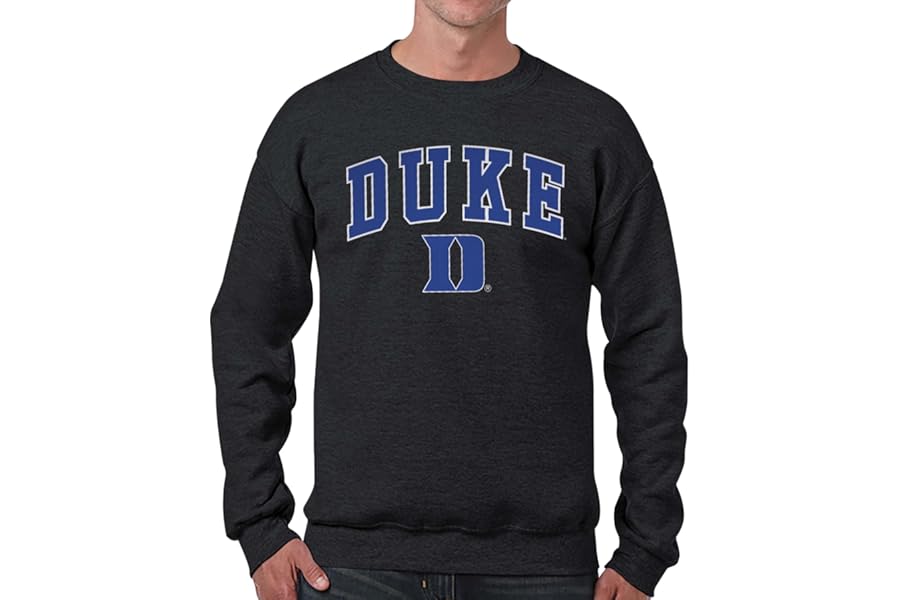 Campus Colors NCAA Adult Arch and Logo Gameday Crewneck Sweatshirt Fleece Lined Pullover - Officially Licensed