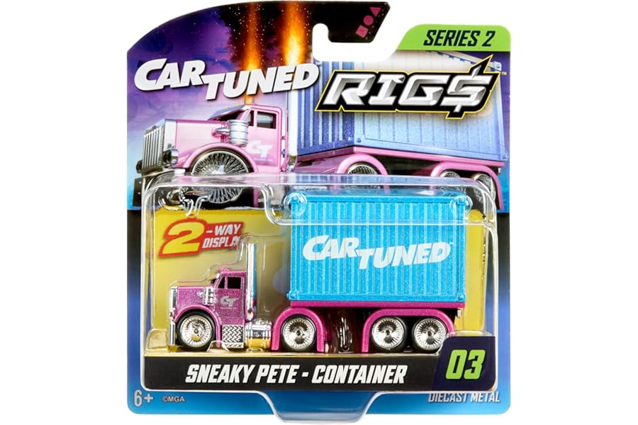 CarTuned Rig$ Container Case - Series 2 - Sneaky Pete (Pink)