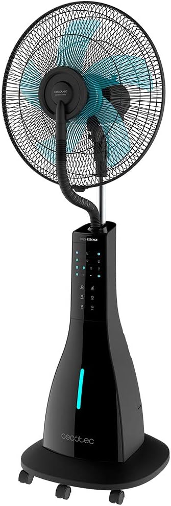 Cecotec Ventilateur Nébuliseur Numérique EnergySilence 690 FreshEssence. 90 W, 5 Pales de 40 cm de diamètre, 3 L de capacité et moteur en cuivre, Minuterie et Télécommande