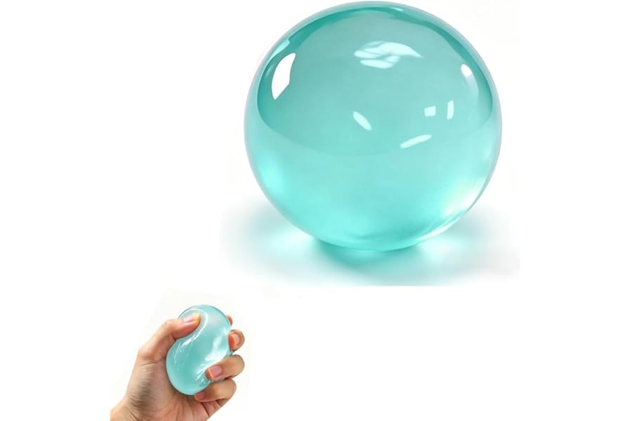 Coconut Oil Squishy, 2026 New Coconut Oil Stress Ball, Handmade Slow Rising Fidget Squeeze Toy for Stress Relief, Squeeze the Stress Away (Blue)
