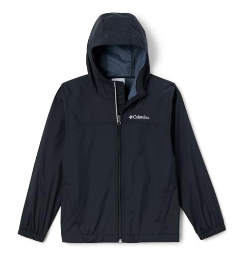 Columbia Youth Boys Glennaker Rain Jacket, 2024 Black, Large