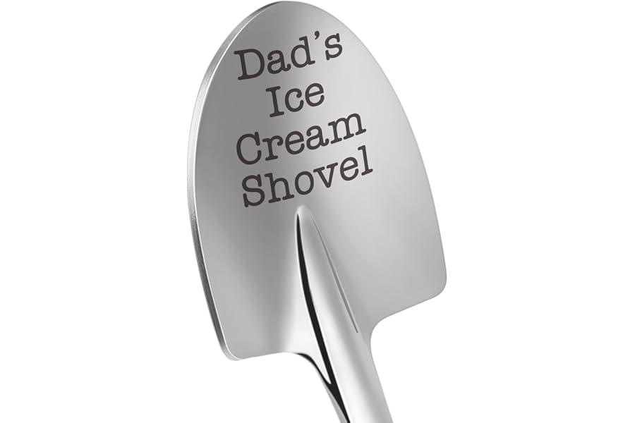 Dad Fathers Day Birthday Gift, from Daughter/Son, Fathers Day for Dad Daddy Grandpa Husband, Funny Dad's Ice Cream Shovel Dad
