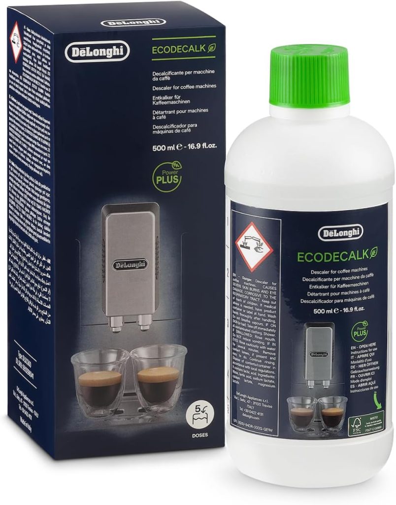 De'Longhi EcoDecalk DLSC500 Détartrant 500ml, 5 Doses Végétales