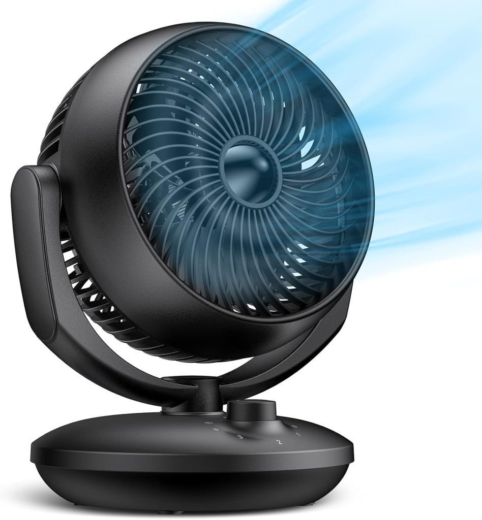 FTOTHH Ventilateur Silencieux Ultra Puissant Portable & Table