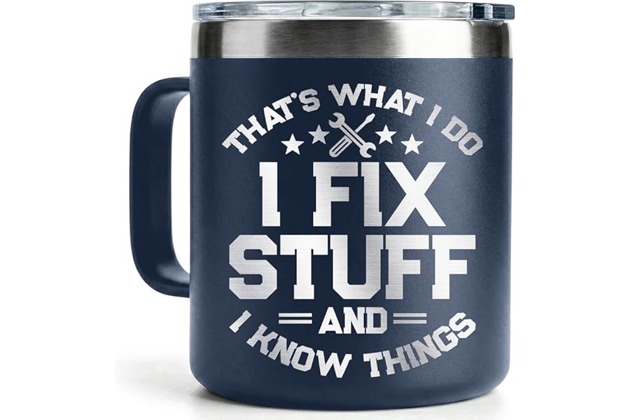 Fathers Day Gift for Dad from Daughter, Son - Birthday Gifts for Mens Unique - Dads Birthday Gift Ideas - Funny, Gag mens Gifts for Father Day, Christmas, Birthdays - 14 oz Men Mug