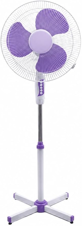 GROWMANIA Ventilateur silencieux | Ventilateur sur pied, ventilateur de table et ventilateur mural | 3 vitesses silencieux | Puissant 45 W