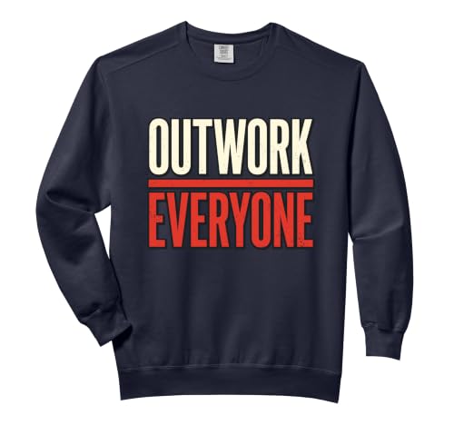 Gym Motivational Workout Fitness Weightlifting Hustle Beast Comfort Colors Adult Sweatshirt