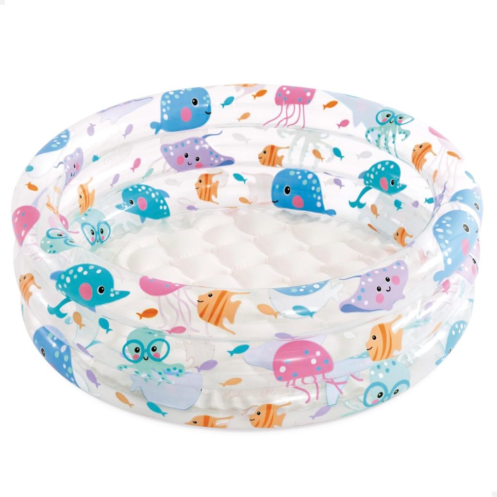Intex 57106NP - Piscina Hinchable Colores con Base Hinchable 61 x 22 cm, 33 litros