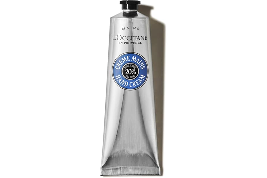 L'OCCITANE 20% Organic Shea Butter Hand Cream, Nourishes & Protects Dry Hands, Fast-Absorbing, Non-Greasy, Leaves Skin Moisturized & Soft, Vegan