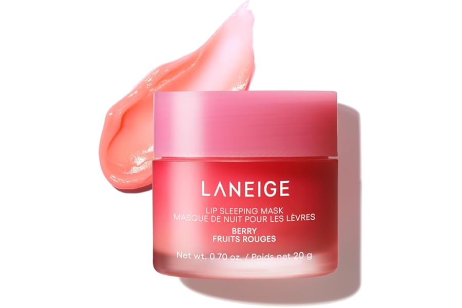 LANEIGE Lip Sleeping Mask: Nourish, Hydrate, Vitamin C, Murumuru & Shea Butter, Antioxidants, Flaky, Dry Lips
