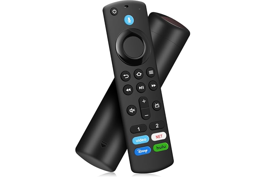 LoLaSta TV Remote Control Replacement Compatible with Insignia Fire Series, Pioneer, Cube, Smart TV, for FireStick (4K/4K Max/Lite/2nd Gen/3rd Gen) with Voice