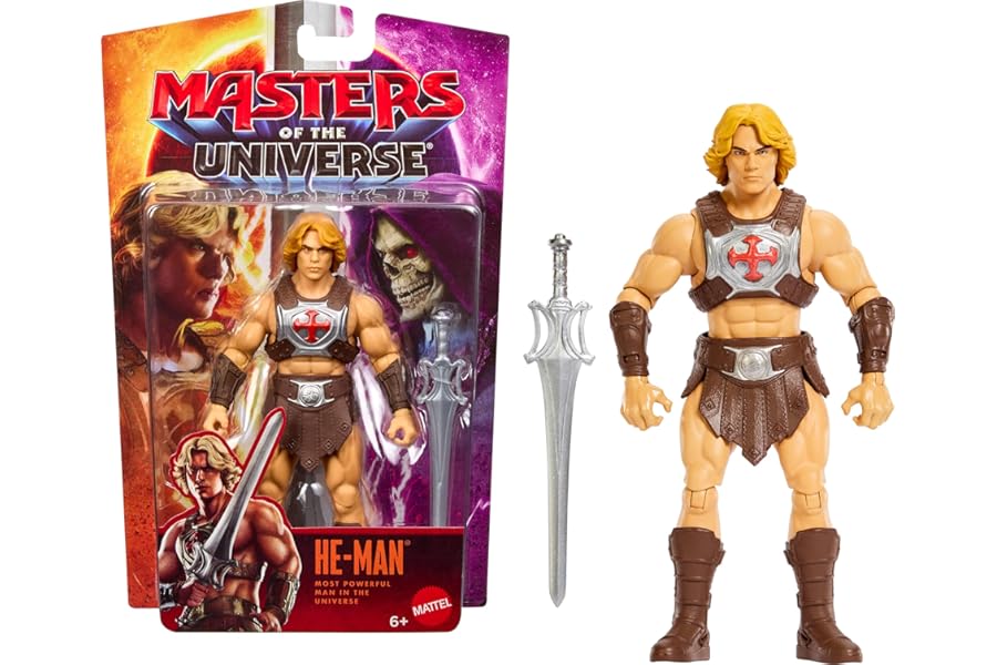 Masters of the Universe Movie He-Man 5.5 Inch Action Figure Hero Toy, Content Accurate, 14 Movable Joints & Power Sword