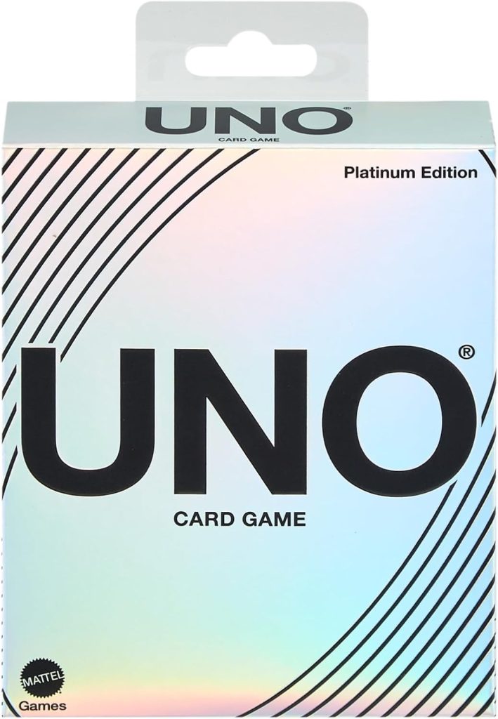 Mattel Games UNO Édition Platinum Jeu de Cartes
