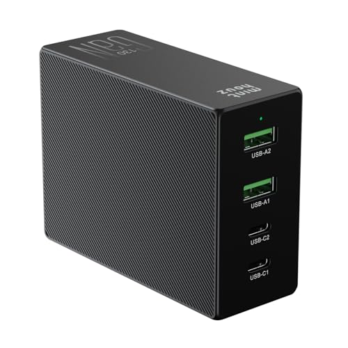 Minthouz Phone Charger Fast 130W Charging, 4-Port Fast Charging Power Adapter Universal Travel Charger,USB C Charger Block for iPhone 17/17 Plus/17 Pro Max/16/16 Plus Series