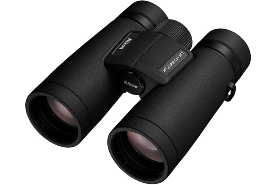Nikon MONARCH M7 10x42 Binocular |Waterproof, fogproof, rubber-armored Full-Size Binocular with ED glass & wide field of view