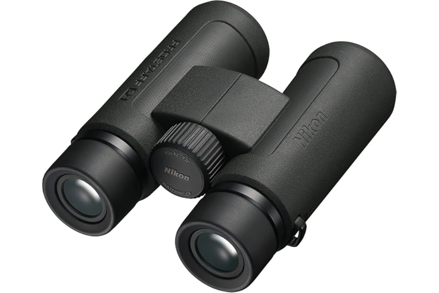 Nikon PROSTAFF P3 10x42 Binocular | Waterproof, fogproof, Rubber-Armored Full-Size Binocular, Wide Field of View & Long Eye Relief | Official Nikon USA Model