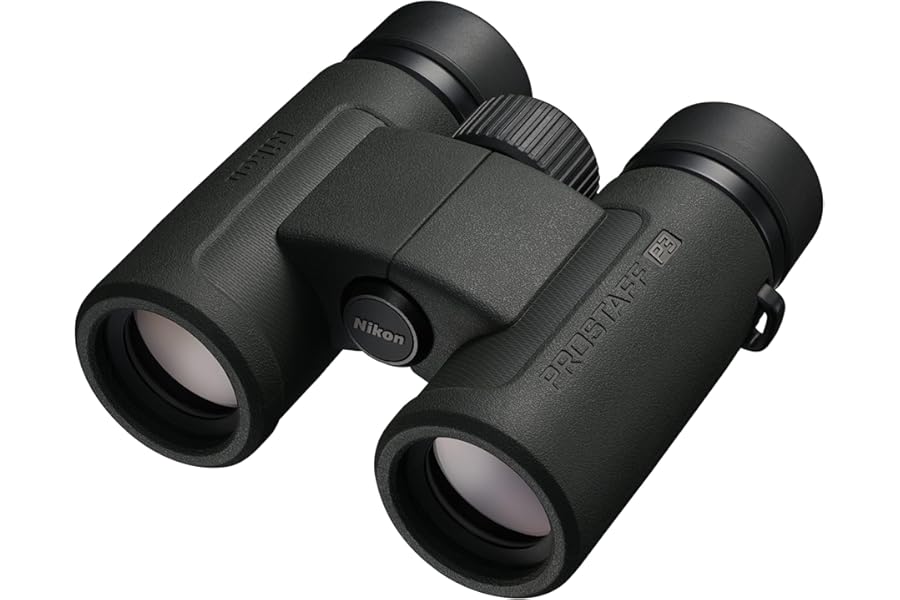 Nikon PROSTAFF P3 8x30 Binocular | Waterproof, fogproof, Rubber-Armored Compact Binocular, Wide Field of View & Long Eye Relief | Official Nikon USA Model