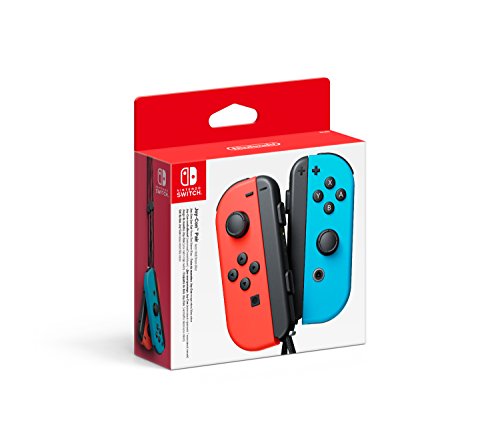 Nintendo Switch Joy-Con Manettes Bleu Néon & Rouge Néon