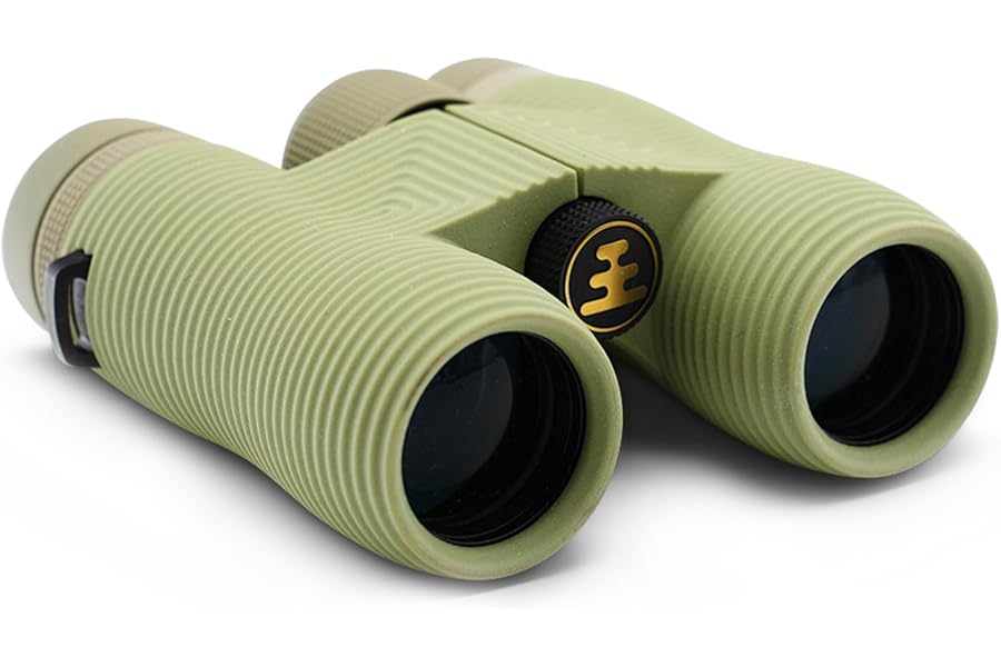 Nocs Provisions Field Issue Compact 10x32 Waterproof Binoculars, Shockproof, Fogproof, 10X Magnification, Bak4 Prism, Multi-C