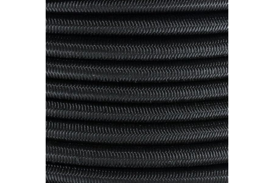 PARACORD PLANET Bungee Nylon Shock Cord 2.5mm 1/32", 1/16", 3/16", 5/16", 1/8”, 3/8", 5/8", 1/4", 1/2 inch Crafting Stretch S