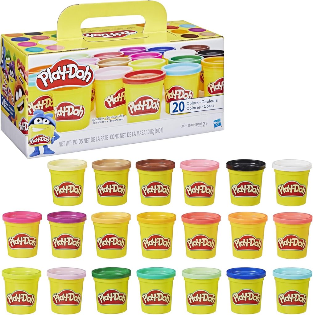 Play-Doh 20 Pots de Pâte à Modeler