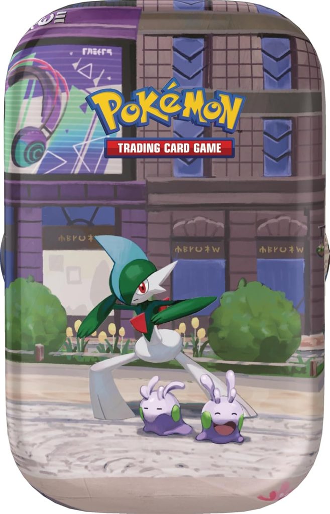 Pokémon : Mini-boîte Illumis – Gallame et Mucuscule (2 boosters, 1 Carte Artistique et 1 Page d’Autocollants)
