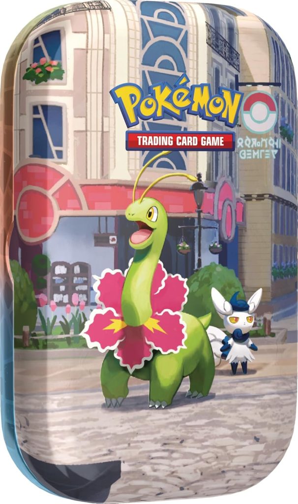 Pokémon : Mini-boîte Illumis – Méganium et Mistigrix (2 boosters, 1 Carte Artistique et 1 Page d’Autocollants)