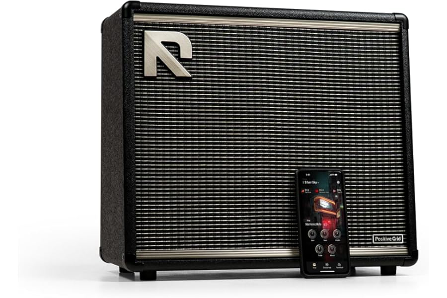 Positive Grid Reactor 50-Watt – Intelligent Guitar Combo Amp with Amp Intelligence, Tone Creation from Prompts, Photos & Audio, Selectable Wattage, USB Recording