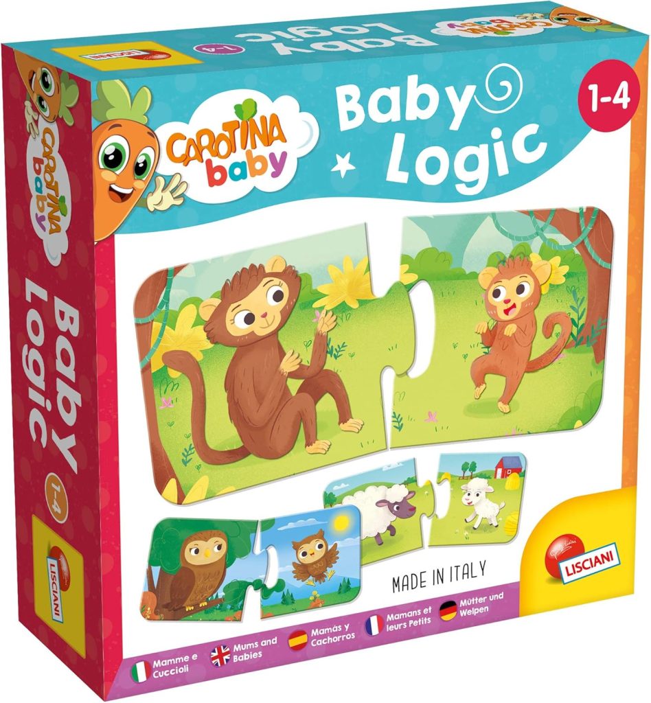 Puzzles bébé animaux : 12 duos maman-petit dès 1 an