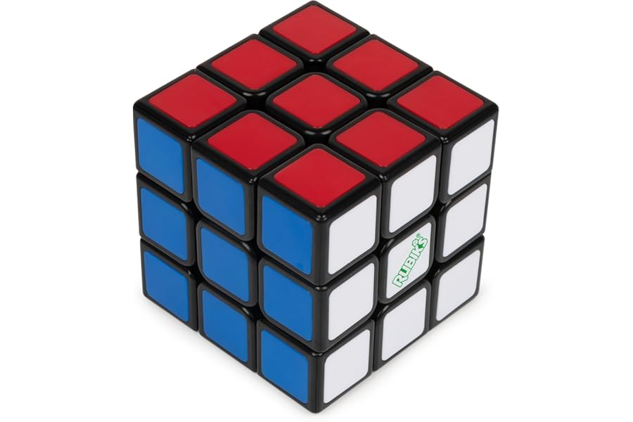 Rubik's Cube, Re-Cube, The Original 3x3 Cube Made with 100% Recycled Plastic, Problem-Solving Brain Teaser, Color-Matching Puzzle, Fidget Toy, Sensory Puzzle, for Ages 8 & Up