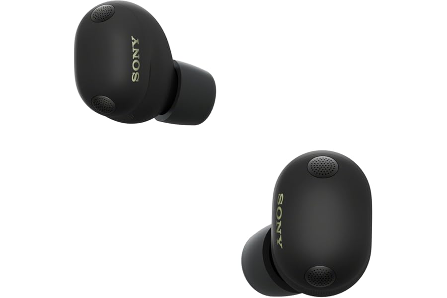 Sony WF-1000XM6 The Best Truly Wireless Noise Cancelling Earbuds (2026 Model), Bluetooth in-Ear Headphones, with Studio-Quality Sound, Up to 24 Hours of Battery Life, Black